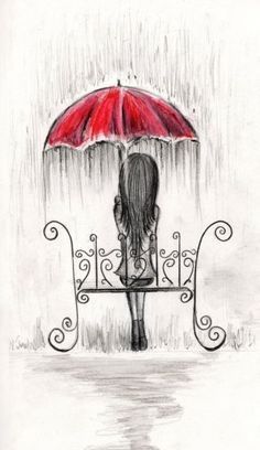 236x408 Image Result For Sad Person With Umbrella Drawing - Sad Person Drawing