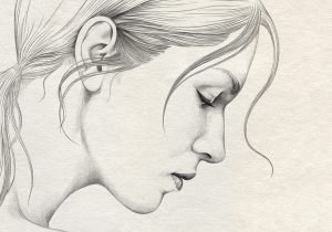 300x210 Pictures Pencil Drawings Of Sad People Drawing Artist - Sad Person Drawing