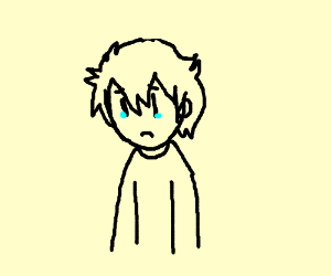 300x250 A Sad Person Drawing - Sad Person Drawing