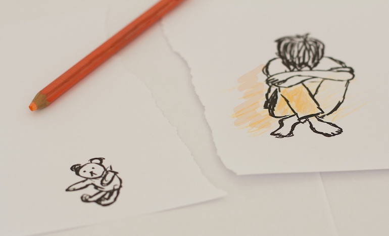 770x467 Sad Child Teddy Bear Drawing Wfp - Sad Teddy Bear Drawing
