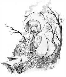 215x250 Sad Teddy Bear Jacket Girl Is Sadclean Sketch - Sad Teddy Bear Drawing