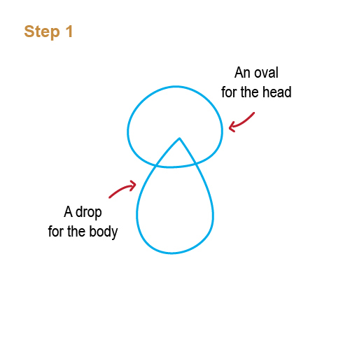 500x500 How To Draw How To Draw A Teddy Bear For Kids - Sad Teddy Bear Drawing