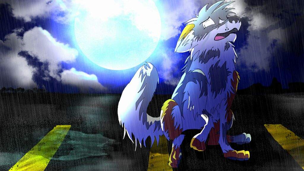 1024x576 Mad World - Sad Wolf Drawing