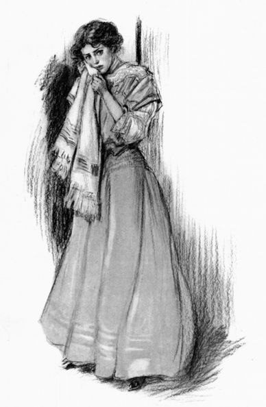 388x594 sadness - Sad Woman Drawing