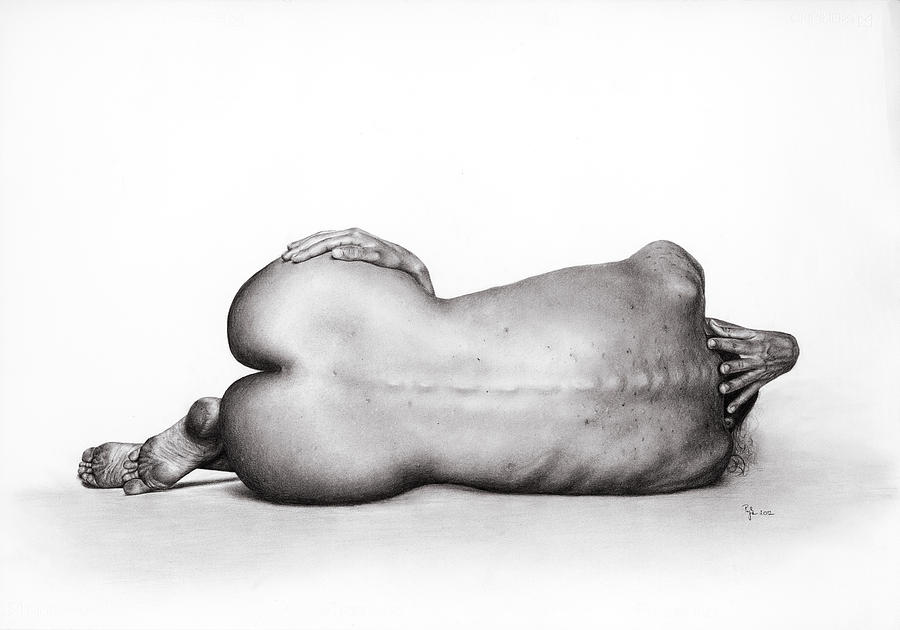 900x630 heavy days drawing - Sad Woman Drawing