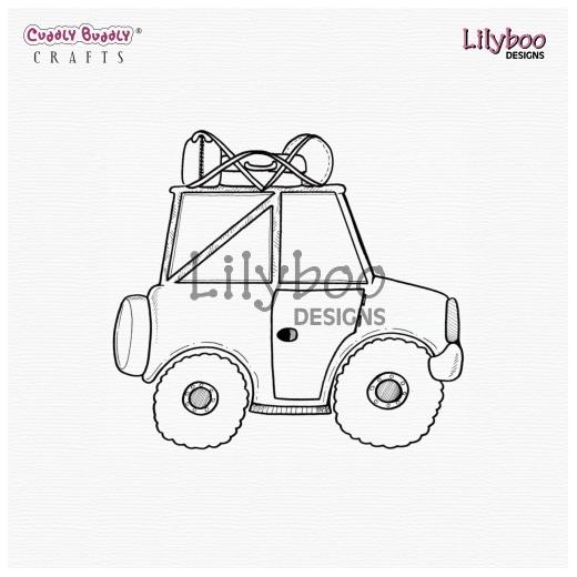 520x520 Lilyboo Designs Digital Stamp - Safari Jeep Drawing