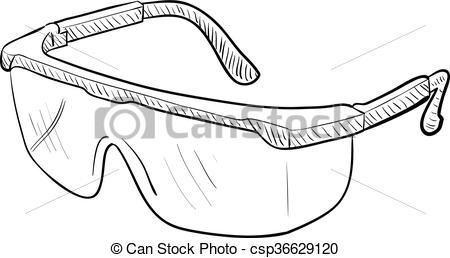 Safety Goggles Drawing At Paintingvalley Com Explore Collection Of Safety Goggles Drawing