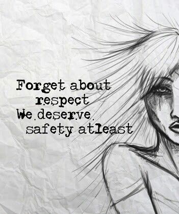351x418 Safe Women Save World Drawing World Respect Girls - Safety Images Drawings