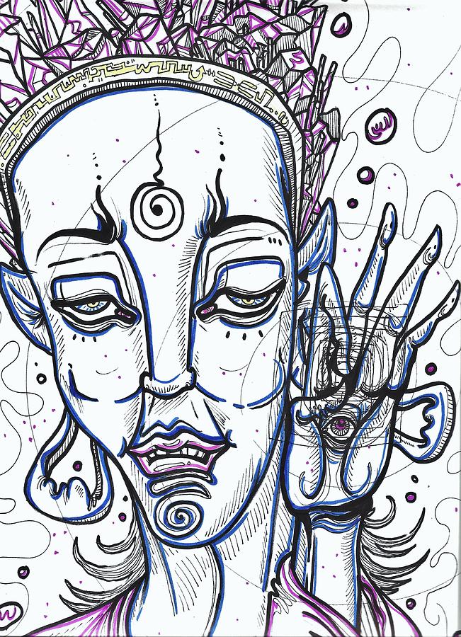 651x900 amethyst sage drawing - Sage Drawing