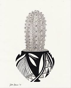 240x300 little saguaro - Saguaro Drawing