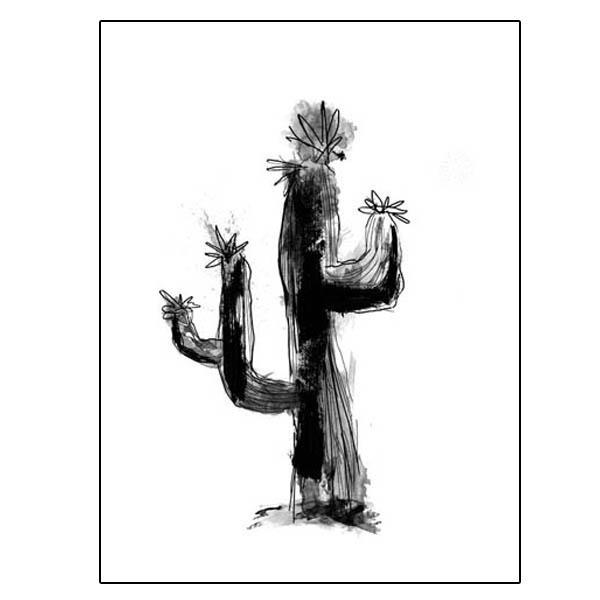 600x600 saguaro cactus print abigail ahern - Saguaro Drawing