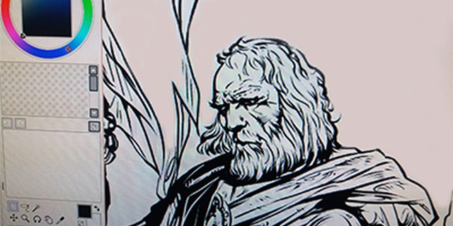 640x320 Manga Anime Design - Sai Drawing