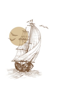 190x283 sailboat drawing sailing ship - Sailboat Drawing