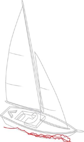 285x480 how to draw sailboats howstuffworks - Sailboat Drawing