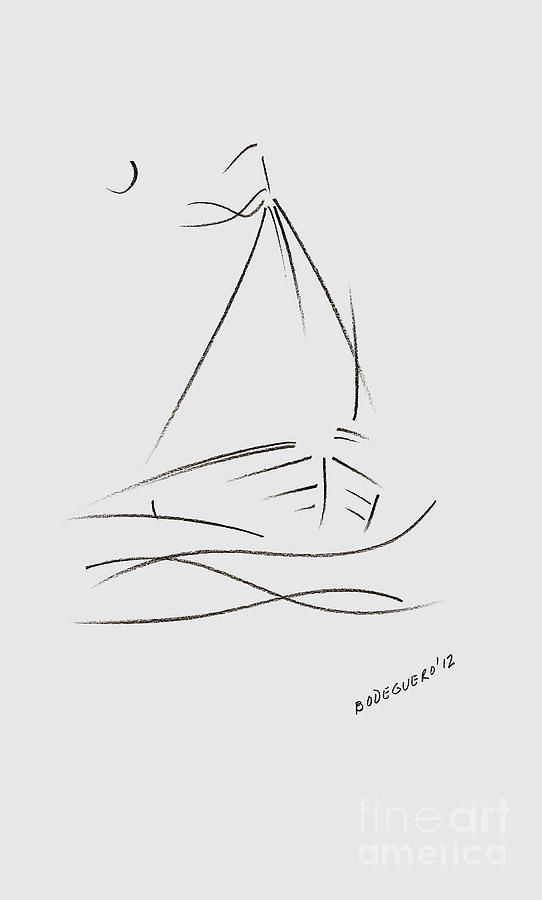 542x900 sailing drawing - Sailboat Drawing Easy