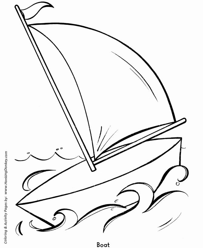 670x820 simple leaf coloring pages easy sailboat drawing - Sailboat Drawing Easy
