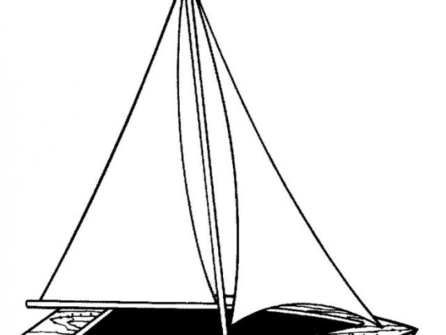 640x480 sailboat drawing for kids - Sailboat Drawing For Kids