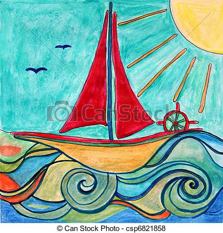 450x470 sailboat drawing for kids gallery images - Sailboat Drawing For Kids