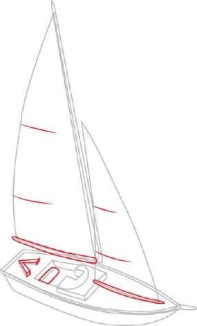 285x470 how to draw sailboats howstuffworks - Sailboat Drawing Images
