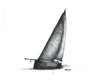 340x270 sailboat drawing etsy - Sailboat Drawing Images