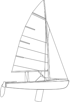 267x387 collegiate sailboat collegiate boats from zim sailing - Sailboat Line Drawing