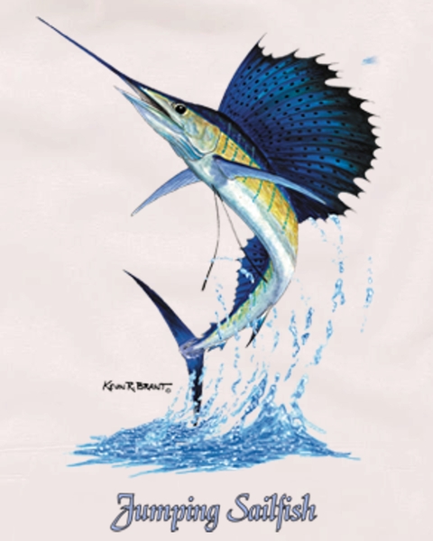 480x600 Fishing Jumping Sailfish Hoodie Teeshirtpalace - Sailfish Drawing