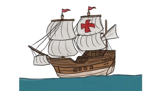 550x309 how to draw a ship - Sailing Ship Drawing