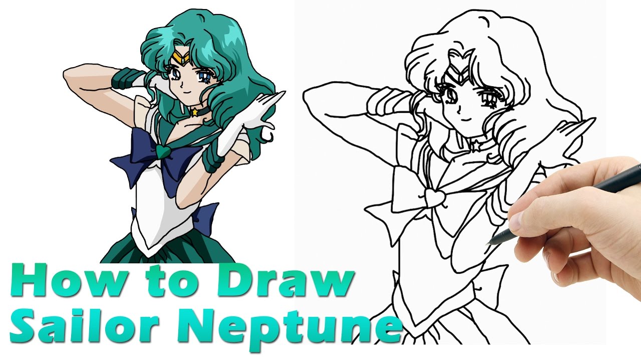 1280x720 how to draw sailor neptune from sailor moon hde - Sailor Drawing