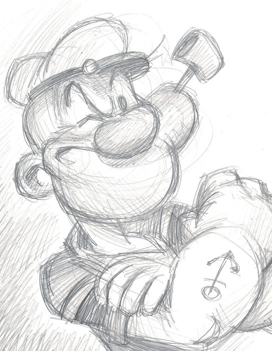 544x700 popeye the sailor - Sailor Drawing