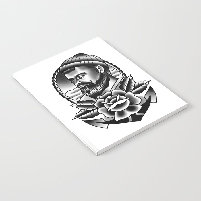 700x700 sailor tattoo traditional art hand draw designs notebook - Sailor Drawing