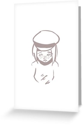 277x415 Original Drawing - Sailor Hat Drawing