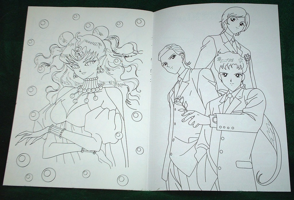 1024x697 sailor moon coloring book pages ii of pics - Sailor Moon Drawing Book