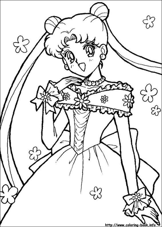 567x794 sailor moon coloring - Sailor Moon Drawing Book