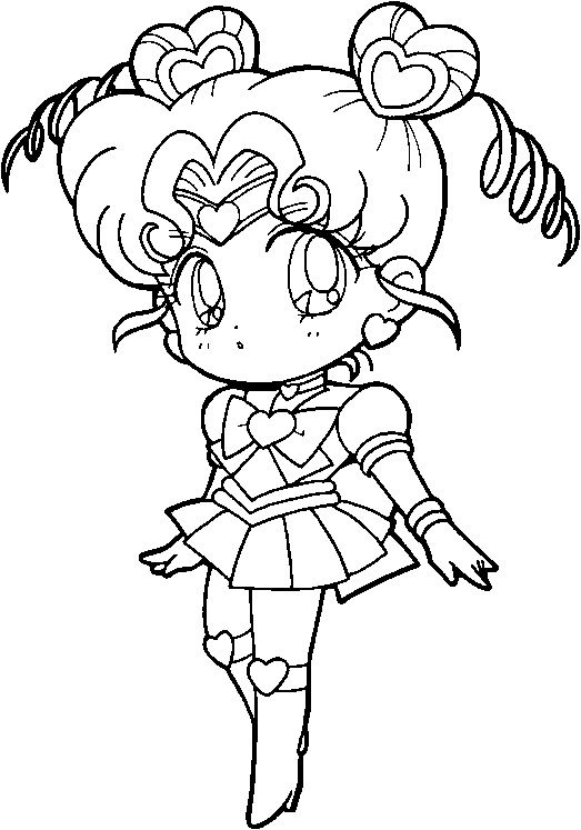 523x747 sailor moon coloring pages printable - Sailor Moon Drawing Book