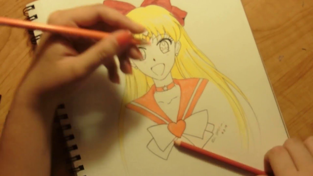 1280x720 how to draw sailor venus - Sailor Venus Drawing