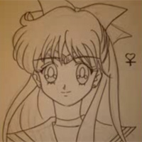 200x200 sailor moon venus and jupiter - Sailor Venus Drawing