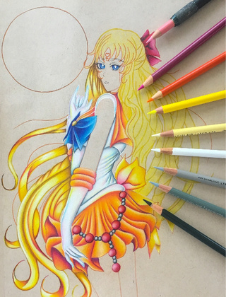 320x420 Sailorvenus Drawings On Paigeeworld Pictures Of Sailorvenus - Sailor Venus Drawing