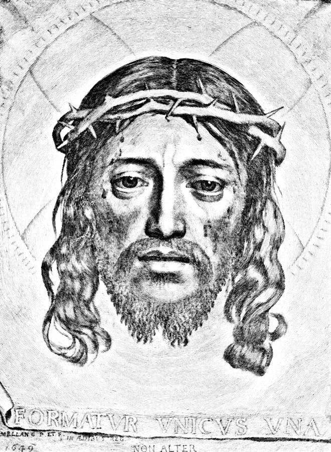 660x900 veil of saint veronica engraving drawing - Saint Drawing