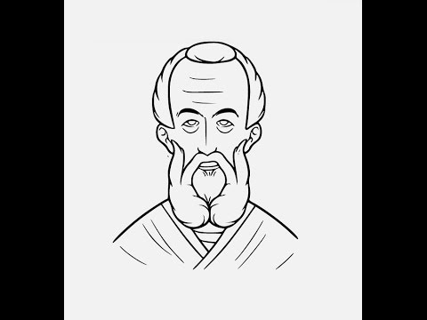 480x360 how to draw st patrick face on st patrick day step - Saint Patrick Drawing