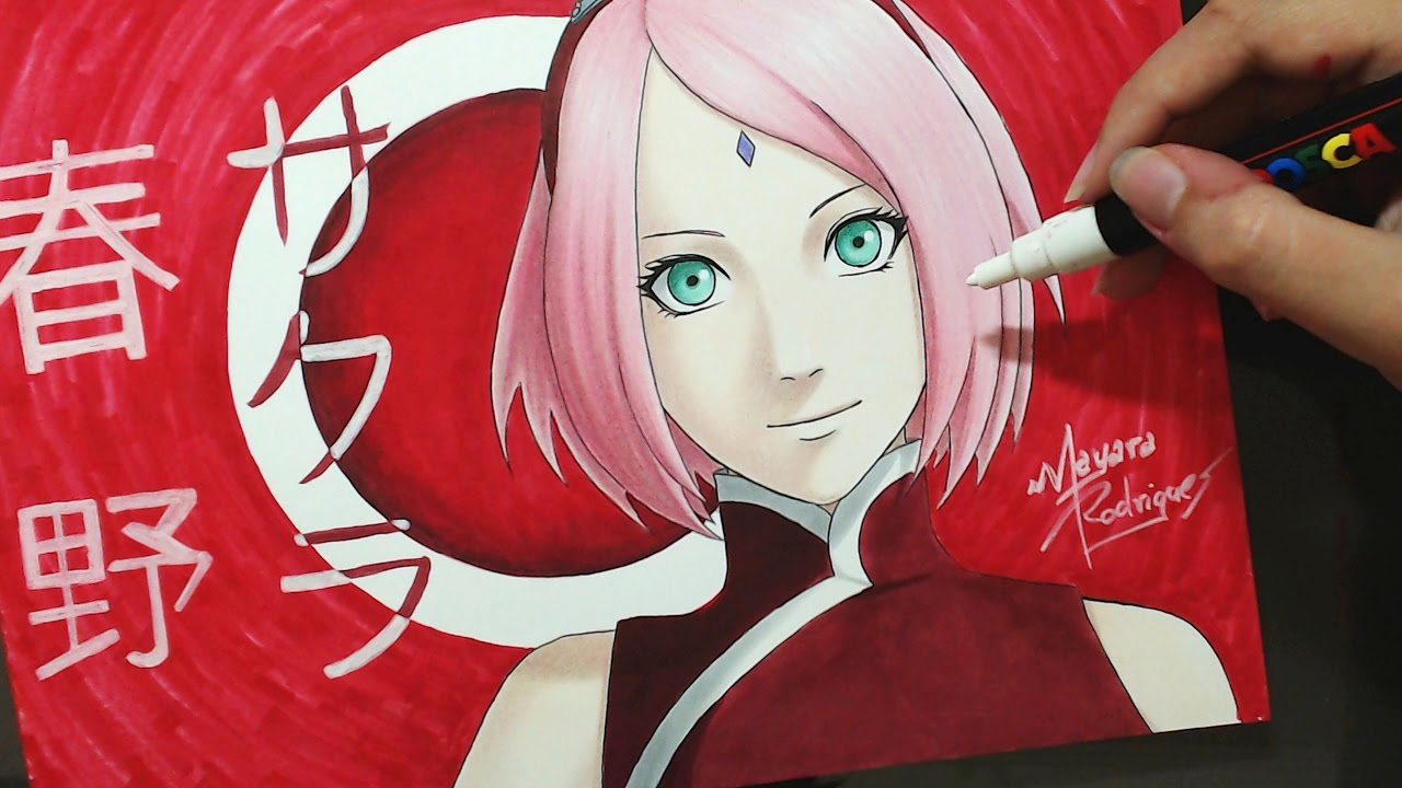 1280x720 Speed Drawing - Sakura Drawing