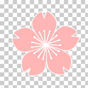 310x310 cherry blossom drawing sakura flower, pink flower png clipart - Sakura Flower Drawing