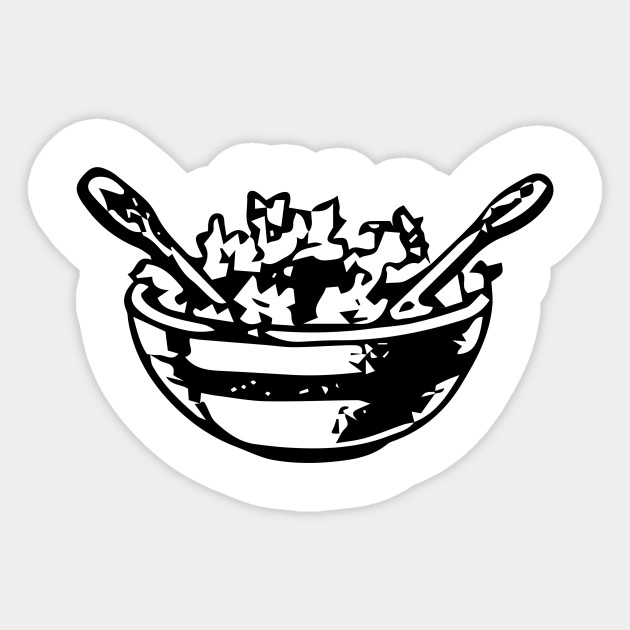 630x630 Salad Drawing - Salad Drawing