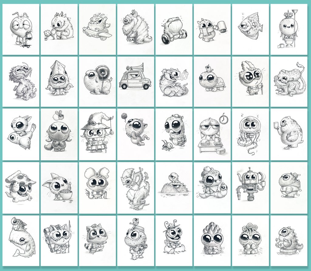 1024x890 morning scribbles drawing sales - Sales Drawing