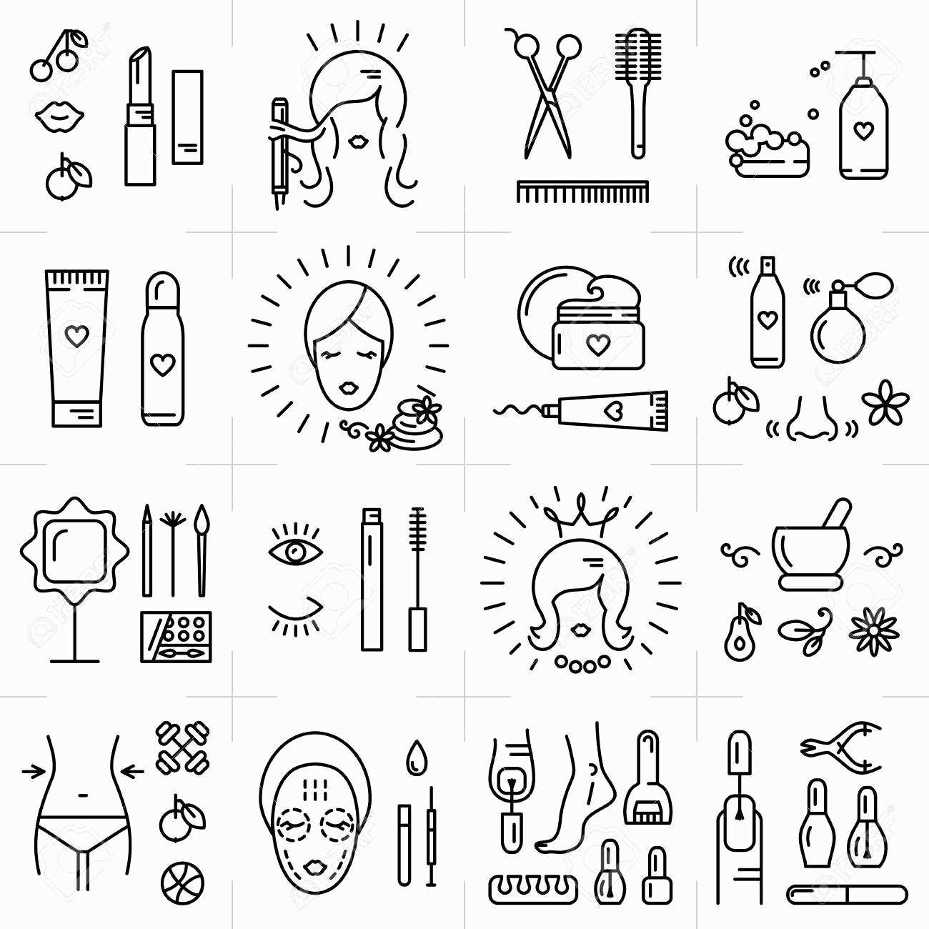 1300x1300 hair stylist drawings luxury beauty hair salon clipart awesome - Salon Drawing