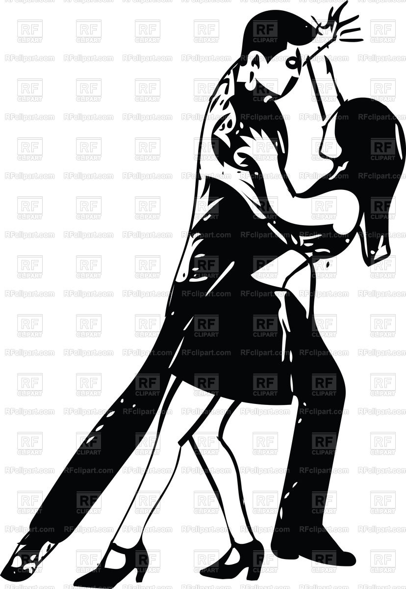 828x1200 abstract drawing of latino dancing couple illustration vector - Salsa Drawing