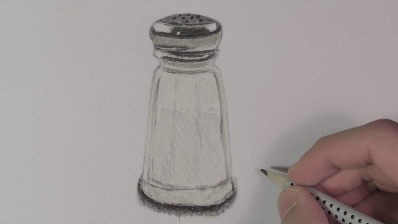1280x720 realistic salt shaker - Salt And Pepper Drawing