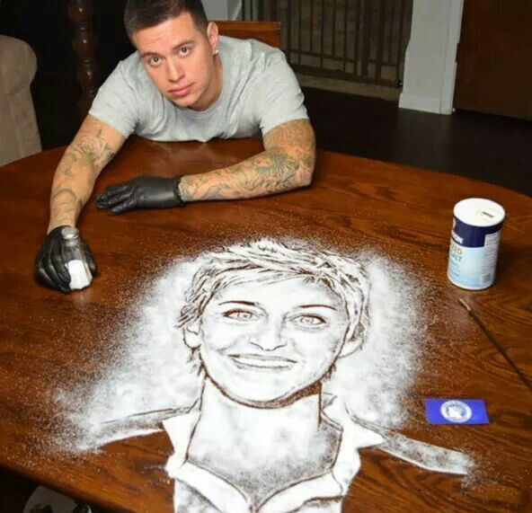 592x571 salt art - Salt Drawing