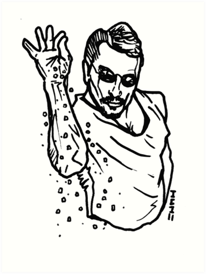 413x549 saltbae salt bae meme art prints - Salt Drawing