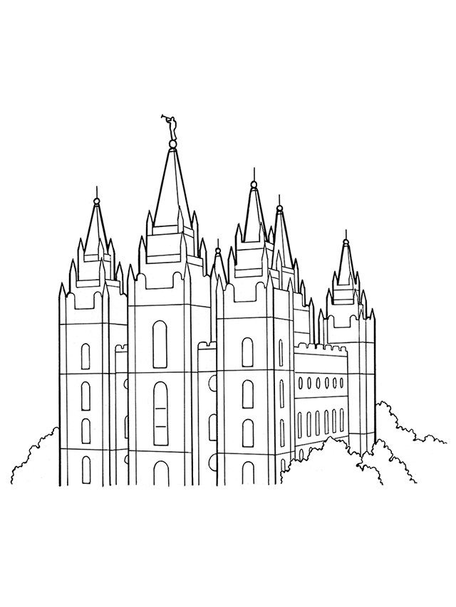 640x853 salt lake city temple - Salt Lake City Temple Drawing