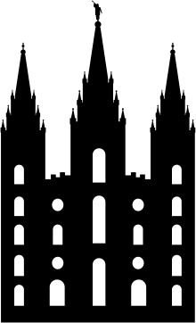220x362 salt lake temple silhouette free vector in open office drawing - Salt Lake City Temple Drawing